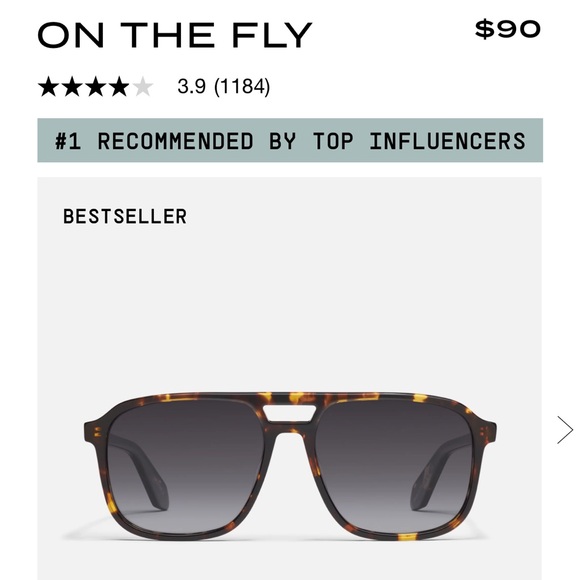 Quay Australia Tortoise Shell Sunglasses - Picture 1 of 6
